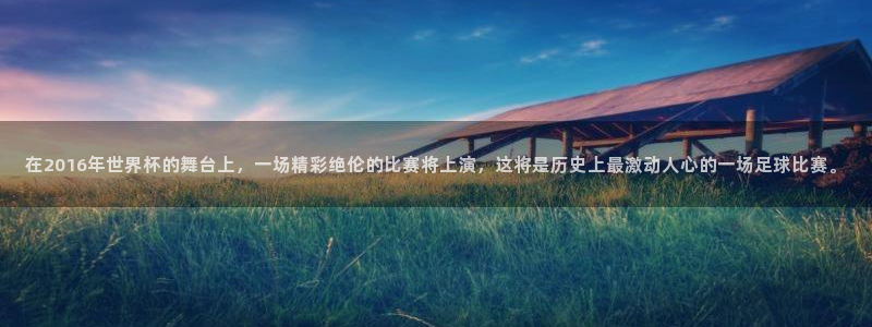 世界杯在线直播入口：在2016年世界杯的舞台上，一场精彩绝伦的比赛将上演，这将是历史上最激动人心的一场足球比赛。