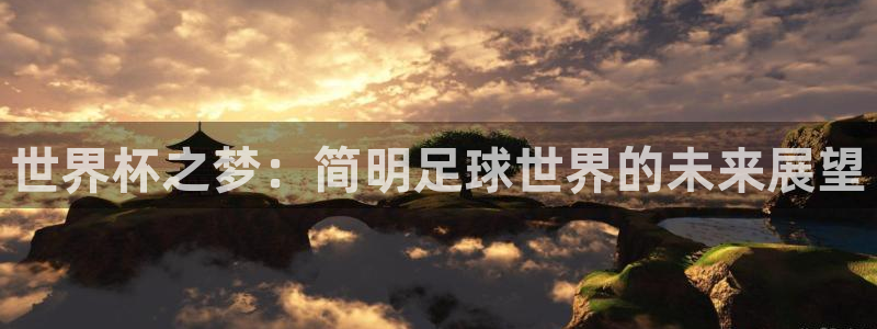 世界杯2026赛程：世界杯之梦：简明足球世界的未来展望